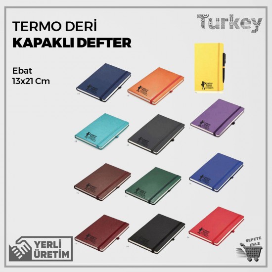 Termo Deri Kapaklı Defter